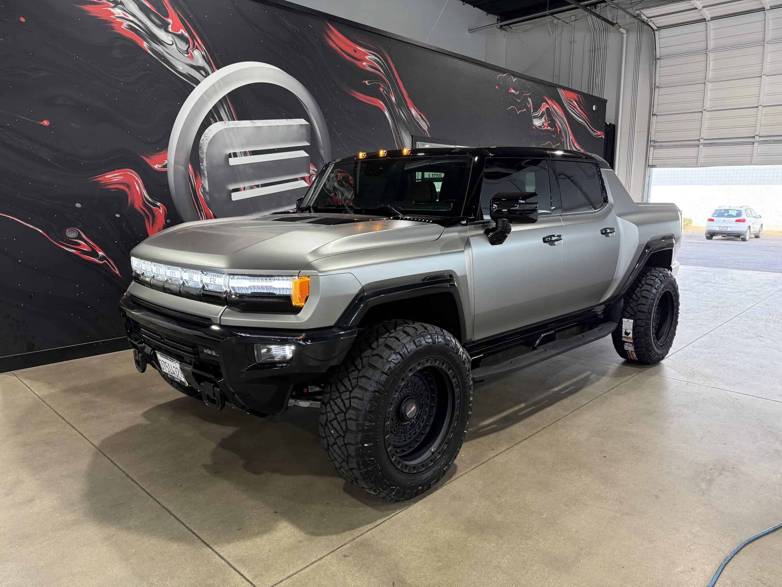 Hummer EV — Prysm Frozen White Gold PPF