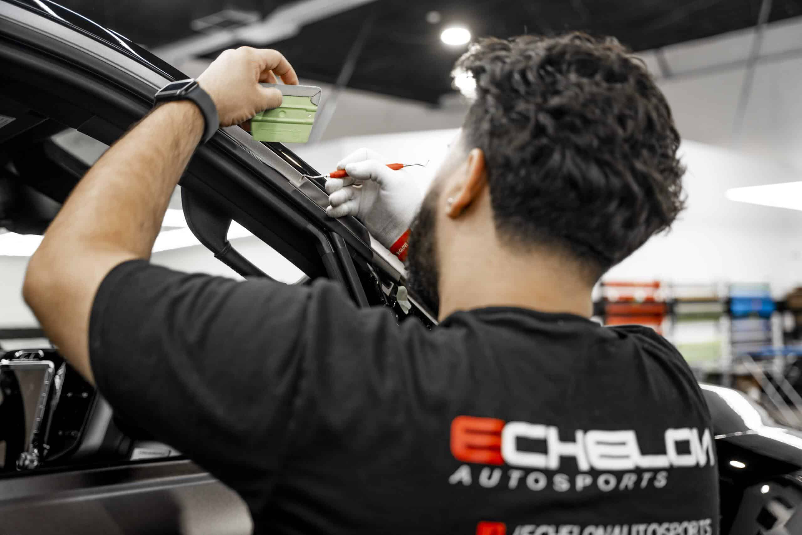 The Echelon Autosports team at work